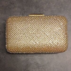 Olga Berg Gold RONNY Crystal Mesh